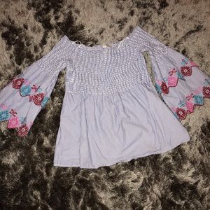 Off the shoulder top